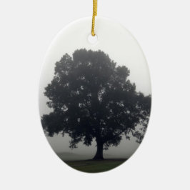 Foggy Tree Keramikornament