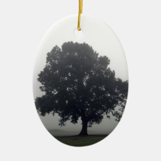 Foggy Tree Keramikornament (Vorne)