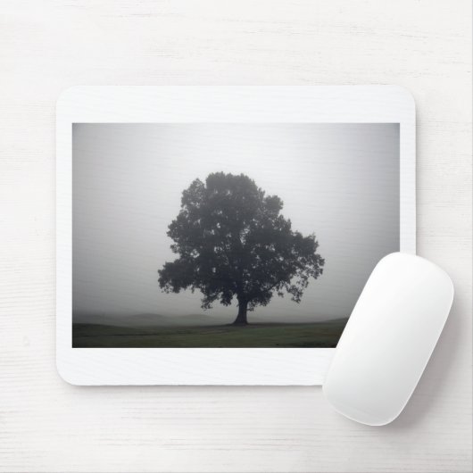 Foggy Tree Mousepad (Mit Mouse)