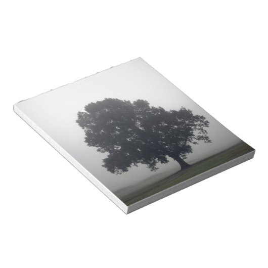 Foggy Tree Notizblock (angewinkelt)