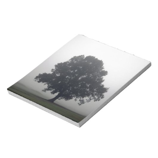 Foggy Tree Notizblock (Rotiert)