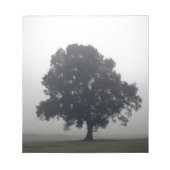 Foggy Tree Notizblock (Vorderseite)