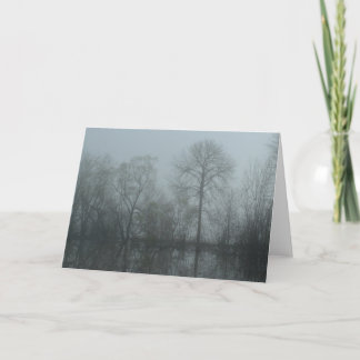 Foggy Trees Karte