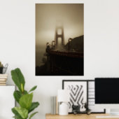 Foggy über die Bucht Poster (Heimbüro)