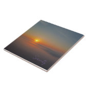 Foggy und Serene Sunrise Fliese (Seite)