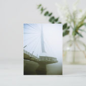 Foggy Waterfront 04 Postkarte (Stehend Vorderseite)