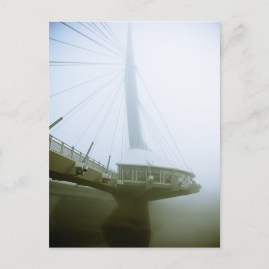 Foggy Waterfront 04 Postkarte (Vorderseite)