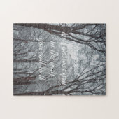 Foggy Winter Forest Puzzle (Horizontal)