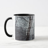Foggy Winter Forest Tasse (Links)
