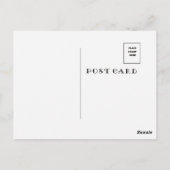 Foggy Winter Melken Snow Postkarte (Rückseite)