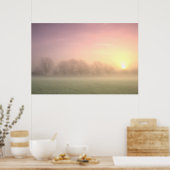 Foggy Winter Sunrise (6598) Poster (Küche)