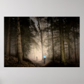 Foggy Woodland Rushmere Country Park (0837) Poster (Vorne)