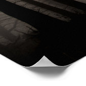 Foggy Woodland Rushmere Country Park (0872) Poster (Ecke)