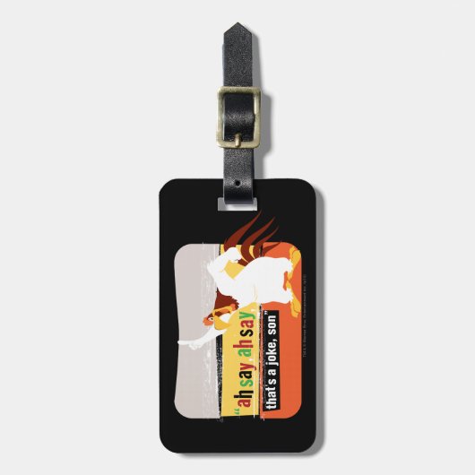 Foghorn Das ist ein Witz, Sohn Gepäckanhänger (Vorderseite vertikal)