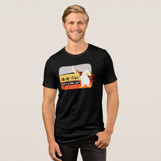 Foghorn, das ist ein Witz, Sohn Tri-Blend Shirt (Vorderseite voll)