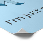 Foghorn Dino "I Hear You" Funny Poster (Ecke)