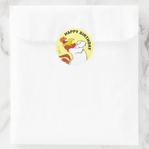 Foghorn Leghorn Arme verschränkt Runder Aufkleber