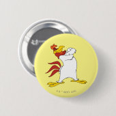 Foghorn Leghorn Arms Crossed Button (Vorne & Hinten)