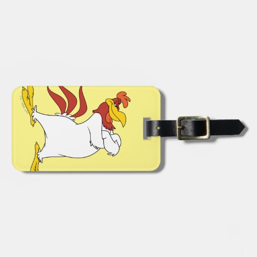 Foghorn Leghorn Arms Crossed Gepäckanhänger (Vorderseite horizontal)