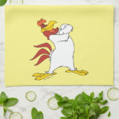 Foghorn Leghorn Arms Crossed Geschirrtuch (Gefaltet)