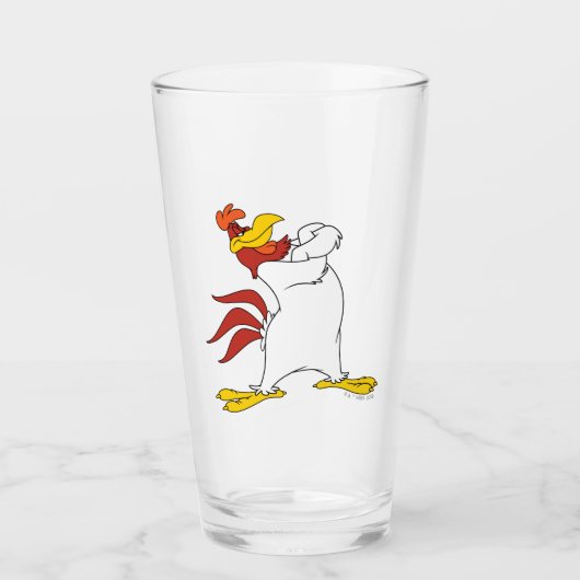 Foghorn Leghorn Arms Crossed Glas (Vorderseite)
