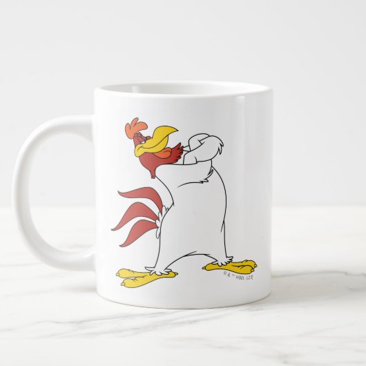Foghorn Leghorn Arms Crossed Jumbo-Tasse (Links)