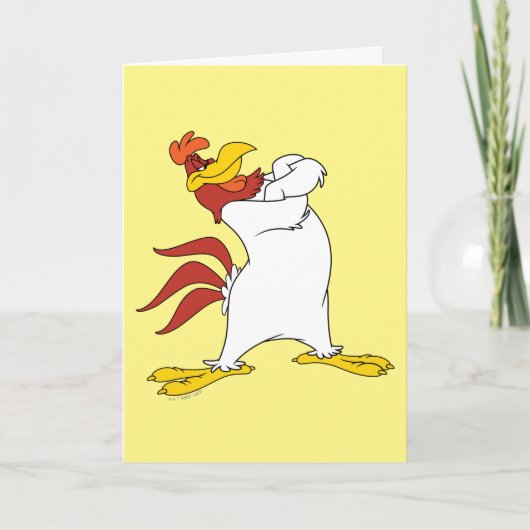 Foghorn Leghorn Arms Crossed Karte (Vorderseite)
