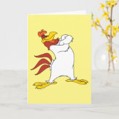 Foghorn Leghorn Arms Crossed Karte (Gelbe Blume)