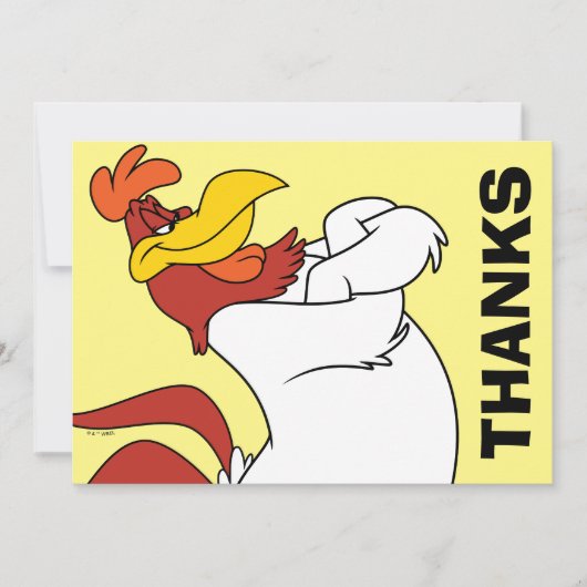 Foghorn Leghorn Arms Crossed Karte (Vorderseite)