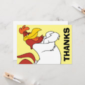 Foghorn Leghorn Arms Crossed Karte (Vorderseite/Rückseite Beispiel)