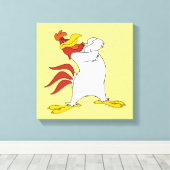 Foghorn Leghorn Arms Crossed Leinwanddruck (Insitu (Holzboden))