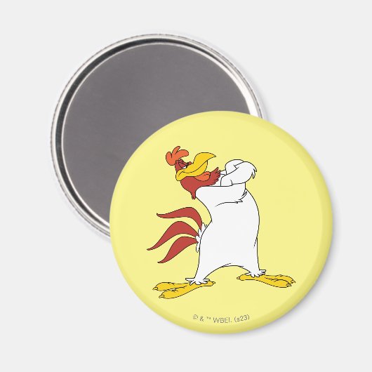 Foghorn Leghorn Arms Crossed Magnet (Vorderseite/Rückseite)