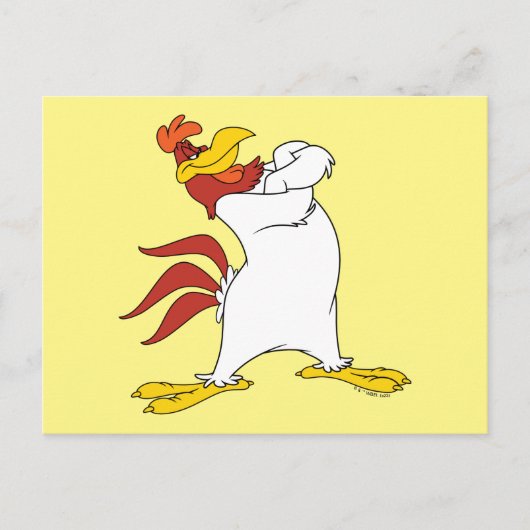 Foghorn Leghorn Arms Crossed Postkarte (Vorderseite)