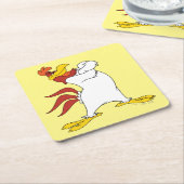 Foghorn Leghorn Arms Crossed Rechteckiger Pappuntersetzer (angewinkelt)