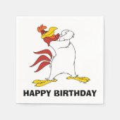 Foghorn Leghorn Arms Crossed Serviette (Vorderseite)