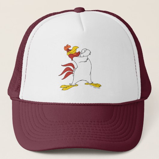 Foghorn Leghorn Arms Crossed Truckerkappe (Vorderseite)