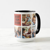 Foghorn Leghorn | Beste Mama FotoCollage Tasse (VorderseiteRechts)