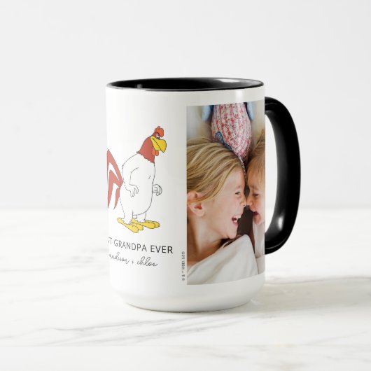 Foghorn Leghorn | Bestes Opa-Foto Tasse (VorderseiteRechts)