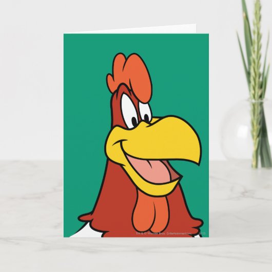 Foghorn Leghorn Closeup Karte (Vorderseite)