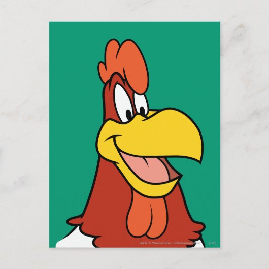 Foghorn Leghorn Closeup Postkarte (Vorderseite)