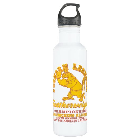 Foghorn Leghorn Featherweight Championship Edelstahlflasche (Vorderseite)