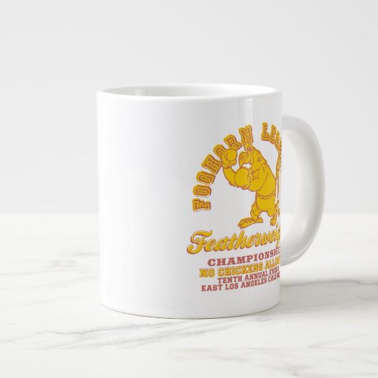 Foghorn Leghorn Featherweight Championship Jumbo-Tasse (Vorderseite Rechts)