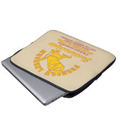 Foghorn Leghorn Featherweight Championship Laptopschutzhülle (Vorne Knopf)