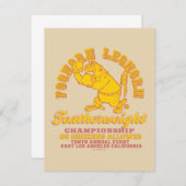 Foghorn Leghorn Featherweight Championship Mitteilungskarte (Vorne/Hinten)