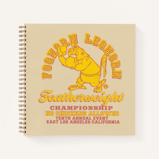 Foghorn Leghorn Featherweight Championship Notizblock (Vorderseite)