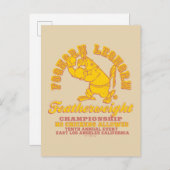 Foghorn Leghorn Featherweight Championship Postkarte (Vorne/Hinten)