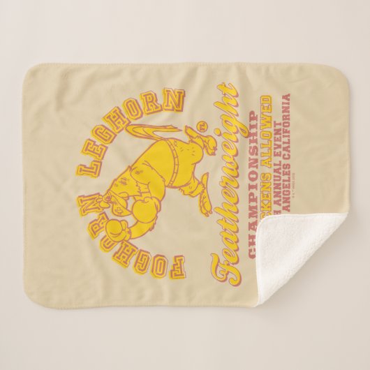 Foghorn Leghorn Featherweight Championship Sherpadecke (Vorderseite (Horizontal))