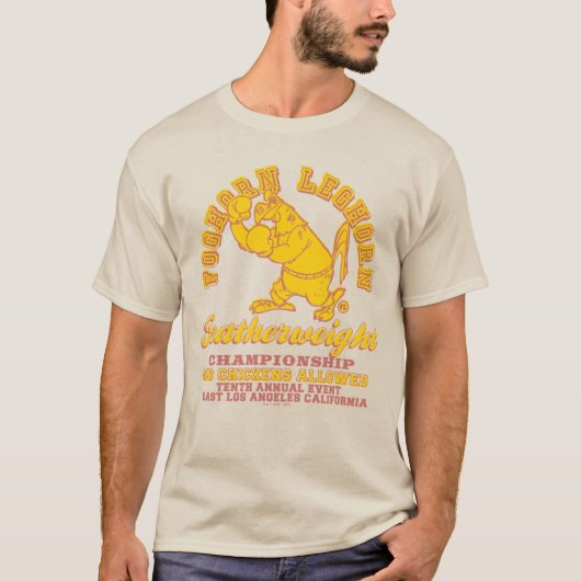 Foghorn Leghorn Featherweight Championship T-Shirt (Vorderseite)