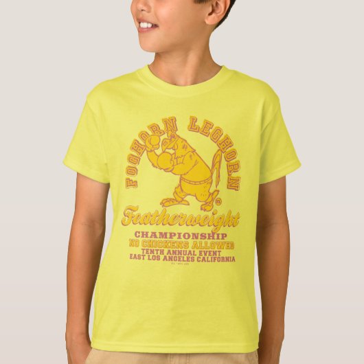 Foghorn Leghorn Featherweight Championship T-Shirt (Vorderseite)