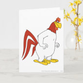 Foghorn Leghorn Karte (Gelbe Blume)
